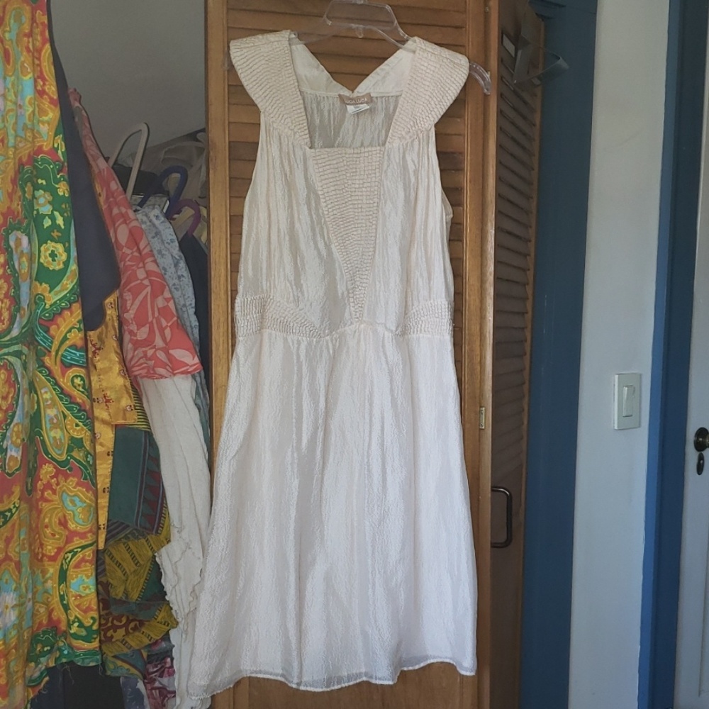 Beautiful silk blush Luca Luca dress size 48